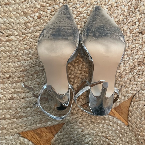 COPY - Steve Madden silver sling back pumps - Picture 4 of 4